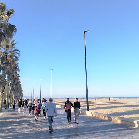 Acogedor Estudio A Metros De La Playa, Con Zonas Comunes Y Terraza 3B Valencia Exterior photo